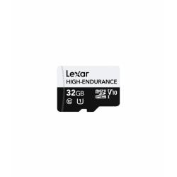 Lexar LMSHGED032G-BCNNG Tarjeta de Memoria microSD 32GB - Alta Durabilidad - Clase 10 - Lectura hasta 100MB/s - Soporta 12.000 H