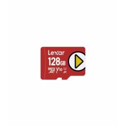 Lexar Ultra Tarjeta de Memoria MicroSDXC 128GB - Velocidad de Lectura hasta 160MB/s - Clase de Rendimiento A1 - Color Rojo