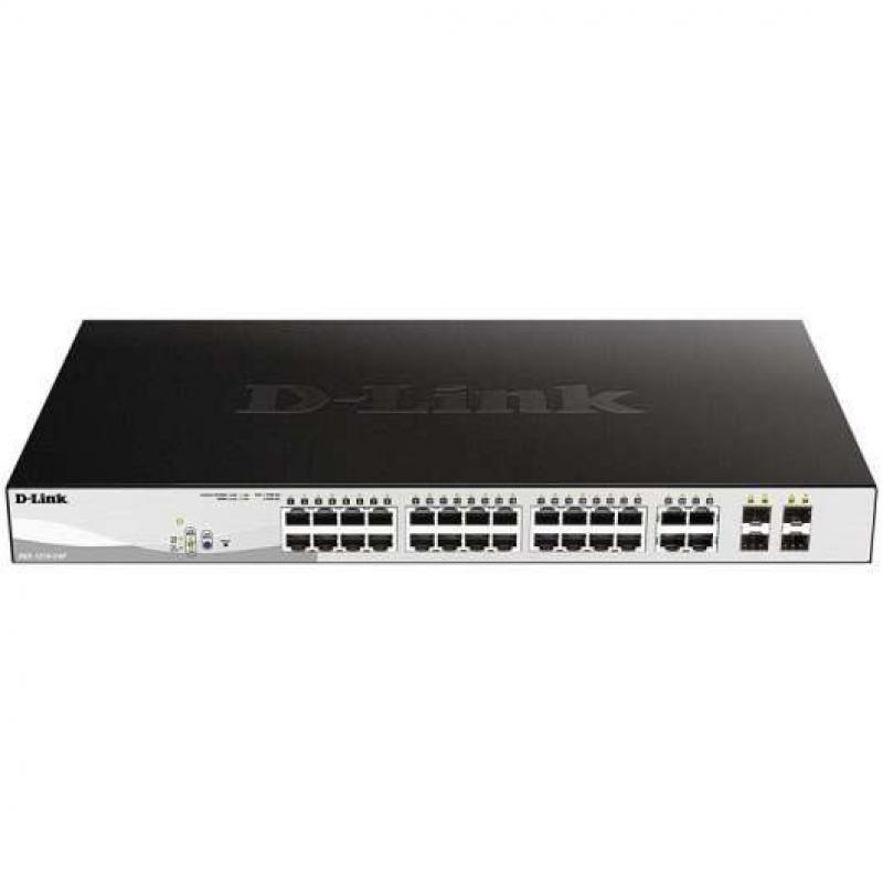 D-Link Switch Smart Gestionado 24 Puertos Gigabit + 2 Puertos SFP