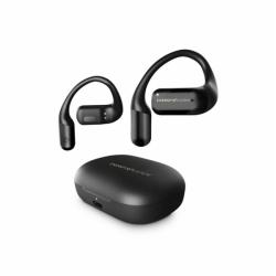 Energy Sistem OpenWave Auriculares True Wireless - 25 Horas de Autonomia - Resistentes al Agua - Sistema Secure Fit - Color Negr