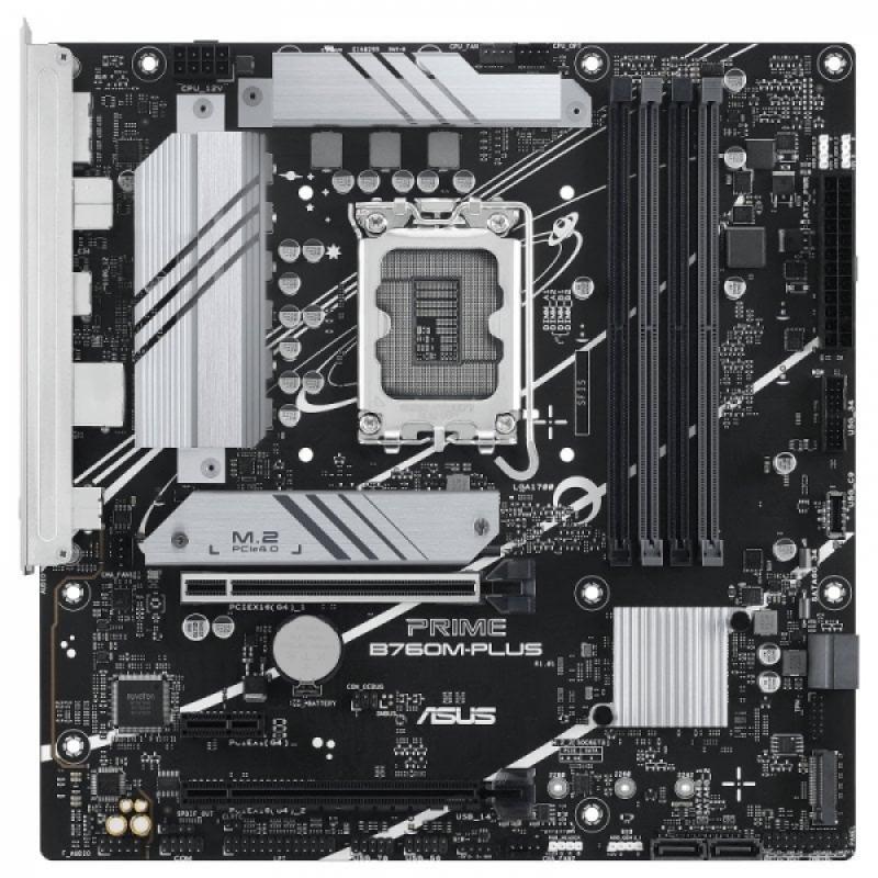 Asus Prime B760M-PLUS Placa Base Intel 1700 4x DDR5 - HDMI, M.2, PCIe4.0, 4x Sata III, USB, RJ-45, Micro-ATX