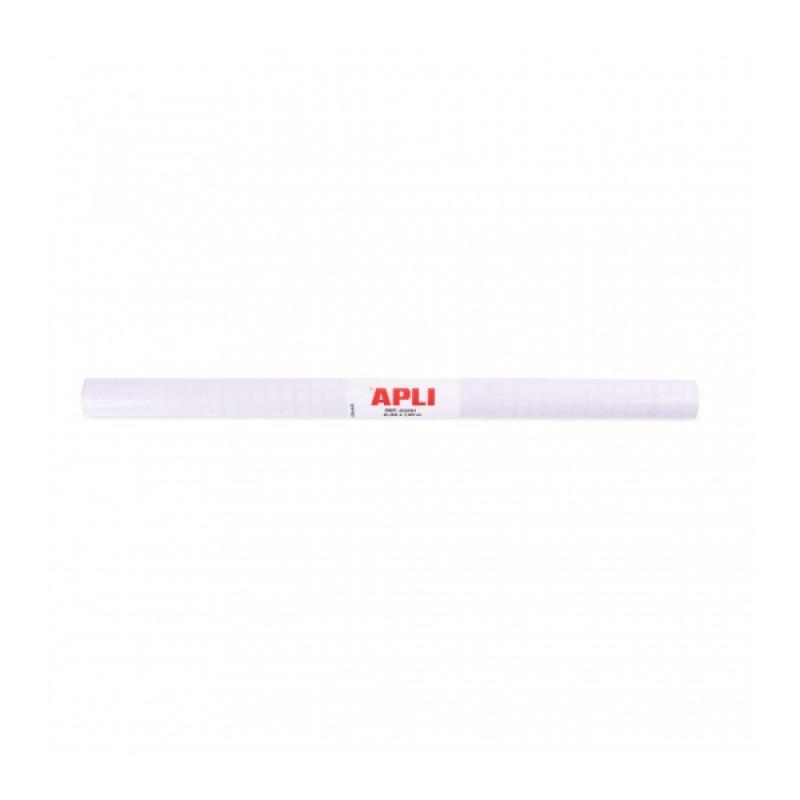 Apli Rollo de Polipropileno Transparente - Adhesivo Reposicionable - Sistema Easy Peel - Cuadricula de Precision - Alta Resisten