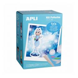 Apli Kit de Manualidades Fofucha Hada - Incluye Material Completo - Patrones e Instrucciones Visuales - Ideal para Expertos en F