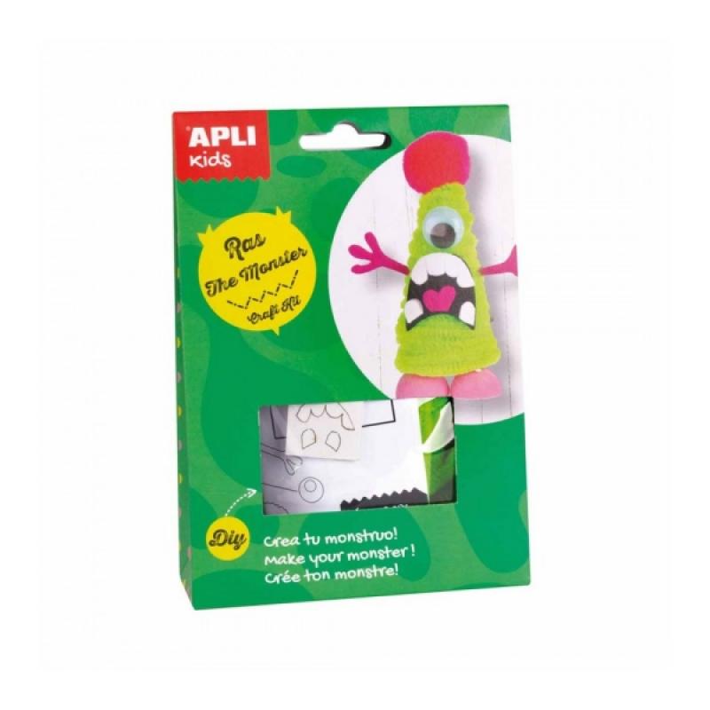 Apli Mini Kit de Manualidades para Crear un Monstruo - Reduce el Estres - Aumenta la Autoestima - Mejora la Memoria - Desarrolla