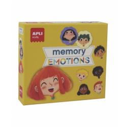 Apli Memory Emotions - Estimula la Memoria - Enseña a Expresar Emociones - Piezas Resistentes y Seguras - Mejora Concentracion y