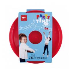 Apli Disco Volador Party Time - Perfecto para Aire Libre - Fomenta Ejercicio y Socializacion