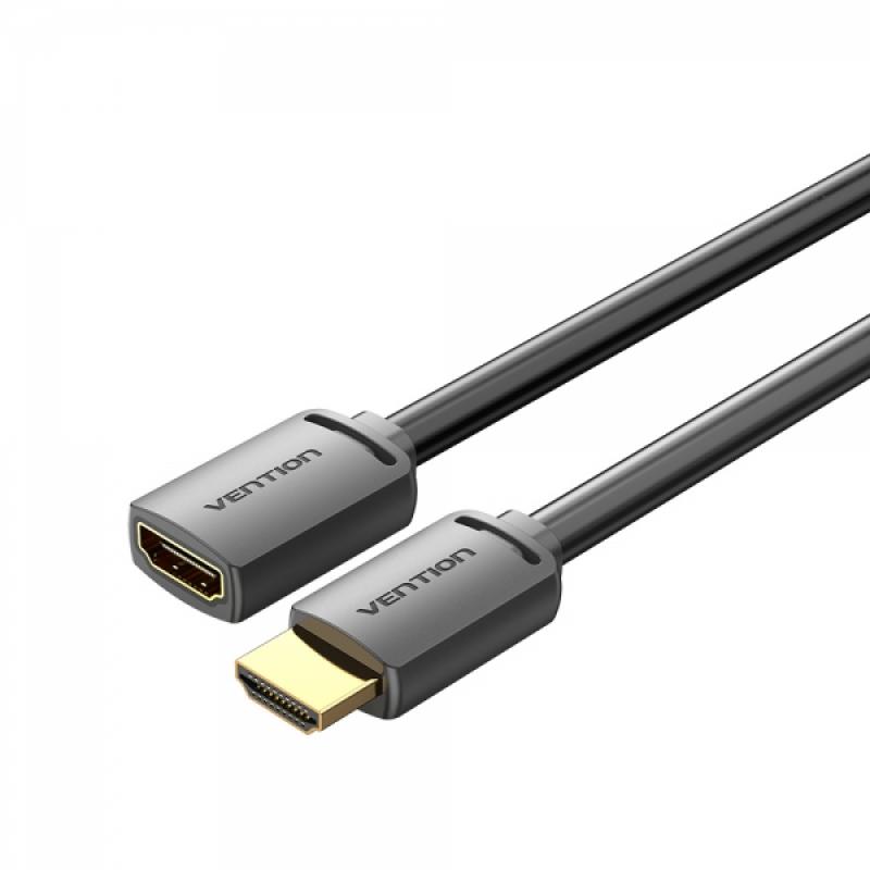 Vention Cable Alargador HDMI Macho a HDMI Hembra 2.0 4K - 0.5m - Color Negro