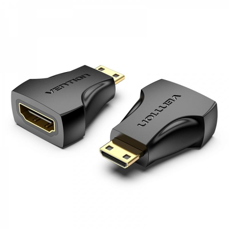 Vention Adaptador Mini HDMI Macho a HDMI Hembra - Color Negro