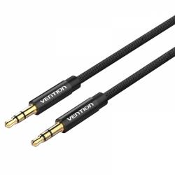 Vention Cable Estereo Jack Macho 3.5 a Jack Macho 3.5 - 1m - Color Negro