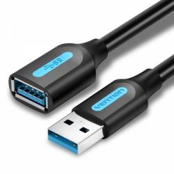 Vention Cable Extension USB 3.0 A Macho a A Hembra - 1m - Color Negro