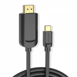 Vention Cable Conversor USB-C Macho a HDMI Macho 1.4 4K - 1m - Color Negro