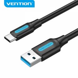 Vention Cable USB-A 3.0 Macho a USB-C Macho - 3A - 60W - 5Gbps - 0.25m - Color Negro