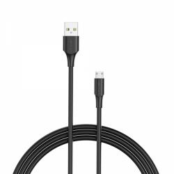 Vention Cable USB 2.0 Macho a MicroUSB Macho - 0.5m - 3A - 60W - 480Mbps - Color Negro