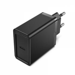 Vention Cargador de Pared USB-C 3A PD30W - Carga Rapida - Color Negro