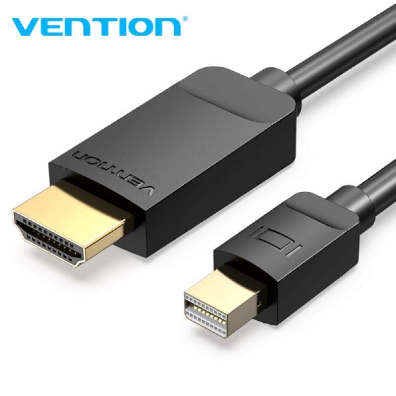 Vention Cable Mini DP Macho a HDMI 1.4 Macho - 2m - Color Negro