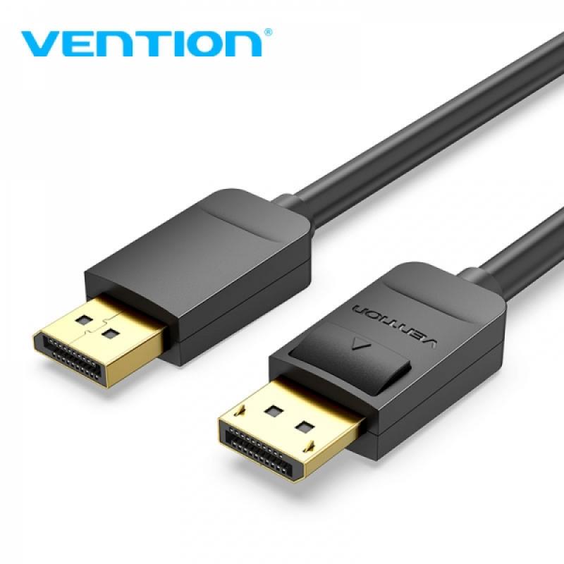 Vention Cable DisplayPort Macho a DisplayPort Macho 1.2 4K - 1m - Color Negro