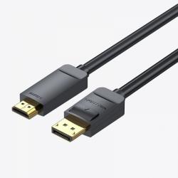 Vention Cable Conversor DisplayPort Macho a HDMI Macho 4K - 1m - Color Negro