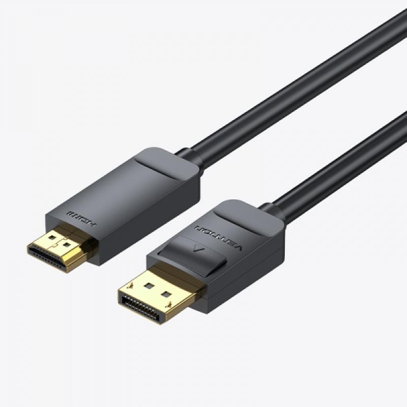 Vention Conversor DisplayPort Macho a HDMI Macho 4K - 3m - Color Negro