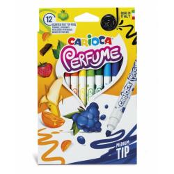 Carioca Xplosion Pack de 12 Rotuladores - Tinta Perfumada y Lavable - Aromas Naturales - Libre de Sustancias Alergenicas - Punta