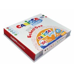 Carioca Baby Marker 2+ School Box Pack de 144 Rotuladores - Punta Redonda y Bloqueada - Cuerpo de Gran Dimension - Superlavables