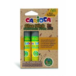 Carioca Eco Family Pack de 2 Pegamentos de Barra - Ideal para Casa, Colegio y Oficina - Pega Papel, Fotos y Tejidos - sin Disolv