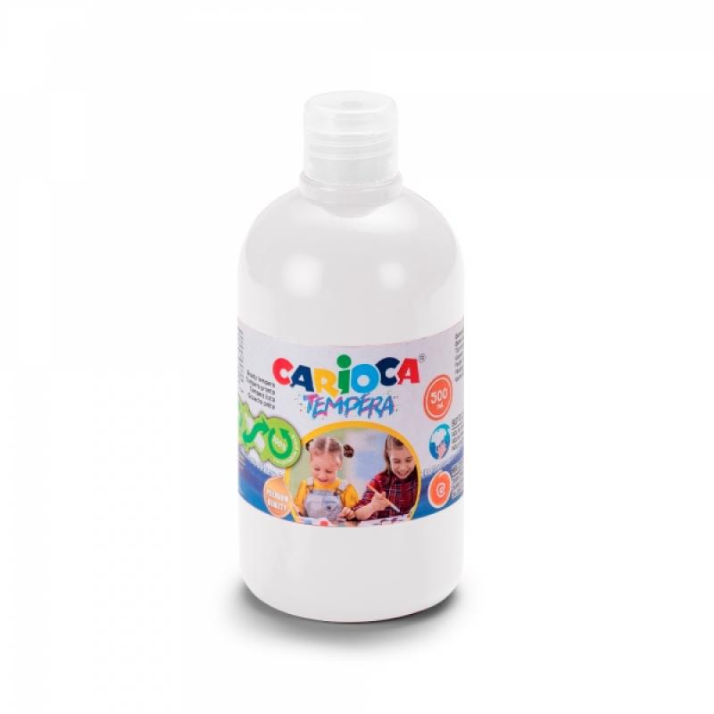 Carioca Botella Tempera 500ml - Colores Superlavables - Faciles de Mezclar - Aplicable en Materiales Porosos - Alta Opacidad - C