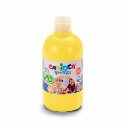 Carioca Botella de Tempera 500ml - Colores Superlavables - Faciles de Mezclar - Aplicable en Materiales Porosos - Alta Opacidad 