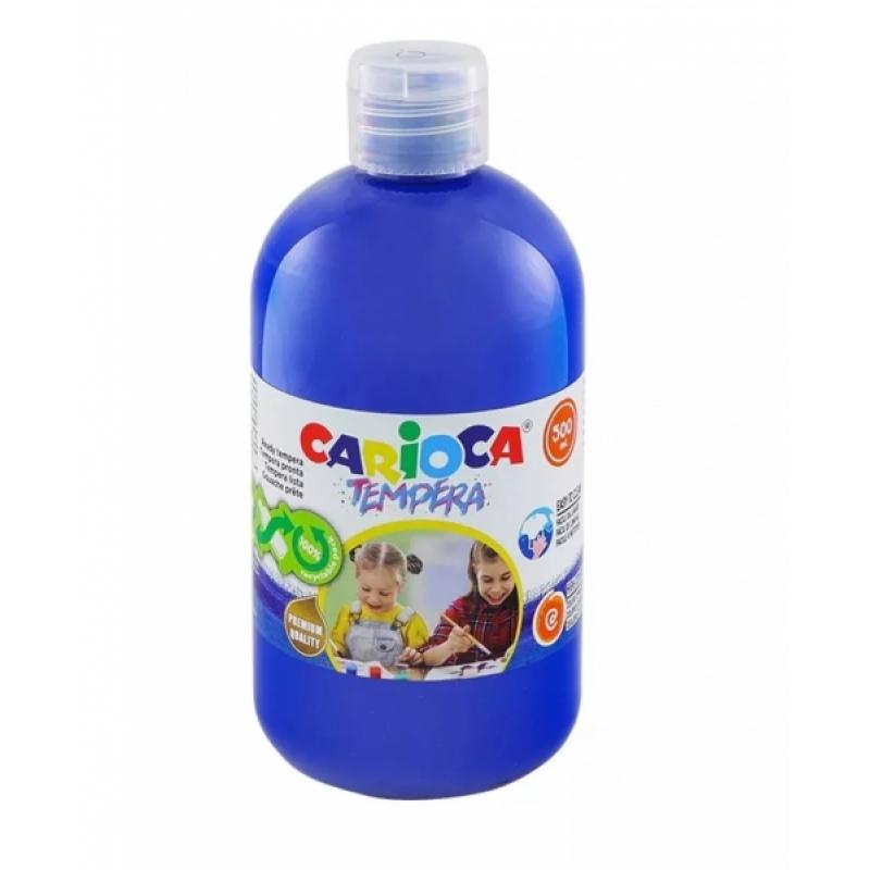 Carioca Botella de Tempera - 500ml - Colores Superlavables - Faciles de Mezclar - Aplicable en Materiales Porosos - Alta Opacida