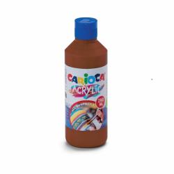 Carioca Botella de 250ml de Tempera Acrilica - Colores Brillantes - Resistente a la Luz - Efecto Tridimensional - Apto para Toda