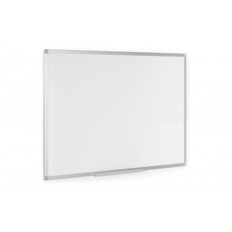 Bi-Office Ayda Pizarra Blanca Melaminada Doble Cara 600x450mm - Permite Colocacion Vertical u Horizontal - Marco de Aluminio Ano