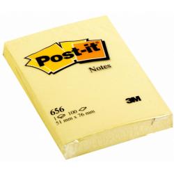 Post-it Bloc de 100 Notas Adhesivas Removibles Canary Yellow 51x76mm - Papel con Certificacion PEFC - 7100172750 - Color Amarill