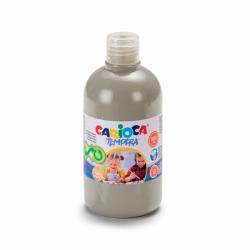 Carioca Botella de Tempera 500ml - Superlavable - Facil de Mezclar - Alta Opacidad - Color Plata