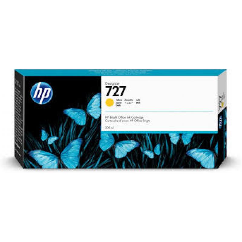 HP F9J78A Amarillo Cartucho de Tinta Original - 727