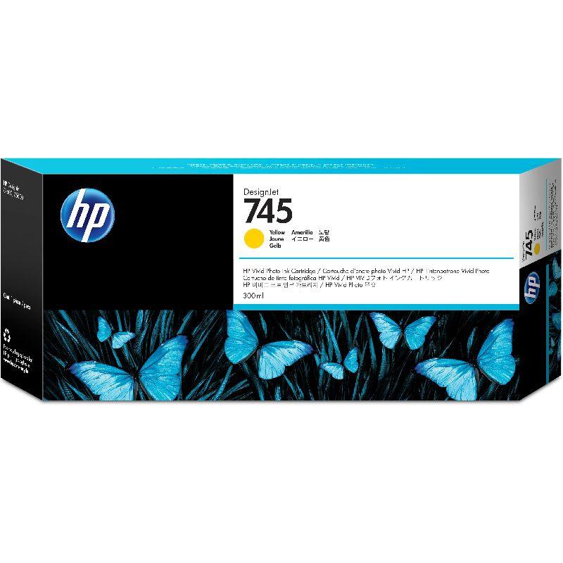 HP F9K02A Amarillo Cartucho de Tinta Original - 745