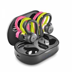 NGS Artica Jogger Auriculares Deportivos Bluetooth 5.3 TWS - Incluye 3 Sujeciones de Silicona de Diferentes Colores - Manos Libr