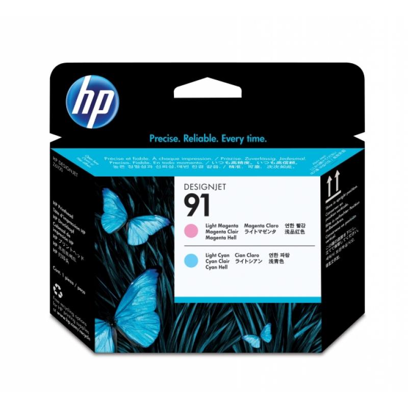 HP C9462A Magenta Claro y Cyan Claro Cabezal de Impresion Original - 91