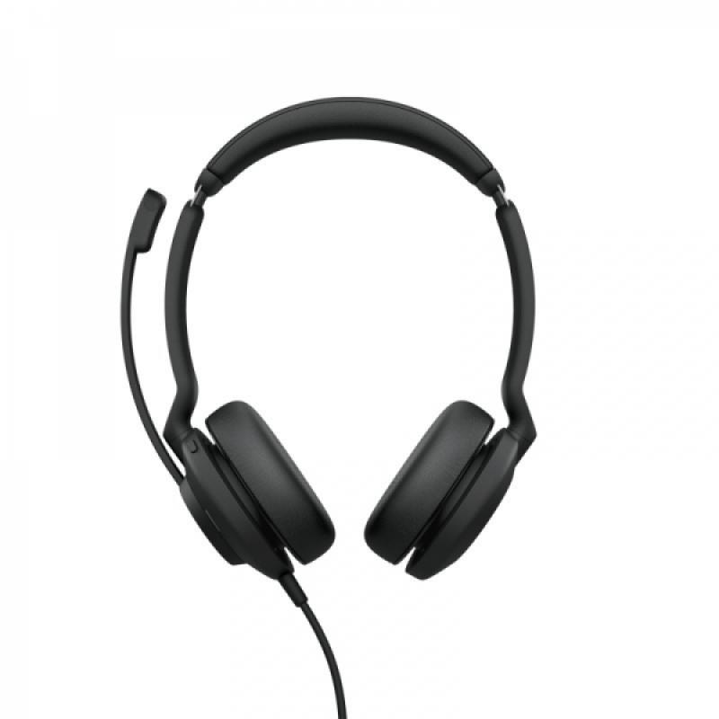 Jabra Evolve 2 30 Auriculares con Microfono USB-C - Cancelacion de Ruido - Diadema Ajustable - Controles en Auricular - Color Ne