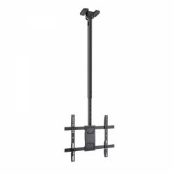 Tooq Soporte XL Techo para Pantallas 32-75" - Angulo de Giro 180º - Inclinable - Gestion de Cables - Peso Max. 60kg - VESA Max. 