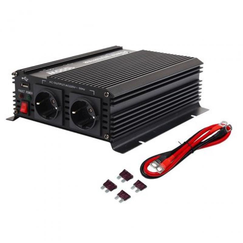 Elbat Convertidor de Corriente 1000W - Color Negro