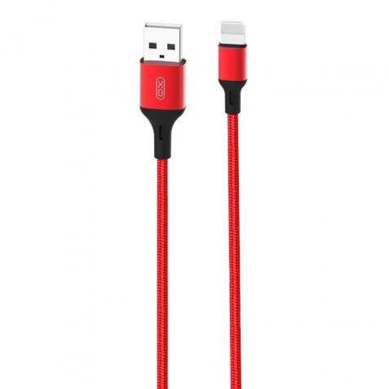 XO Cable NB143 Cordon USB - Lightning - 2.4A - 1m - Color Rojo