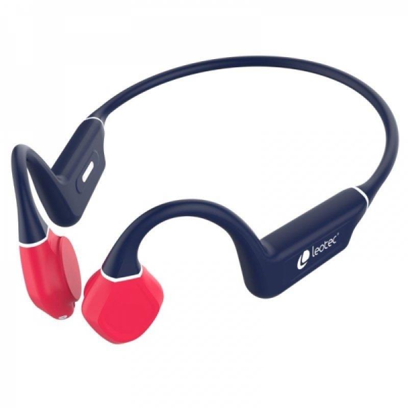 Leotec Kuri Auriculares Deportivos de Conduccion Osea Bluetooth 5.4 - Autonomia hasta 12h - Bateria de 180mAh - Resistencia IPX5