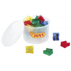 Jovi Jovicolor Bote de 25 Sacapuntas Maxi - Ideal para Ceras Jovicolor y Jovicolor Triwax - Apto para Formatos Maxi - Color Surt