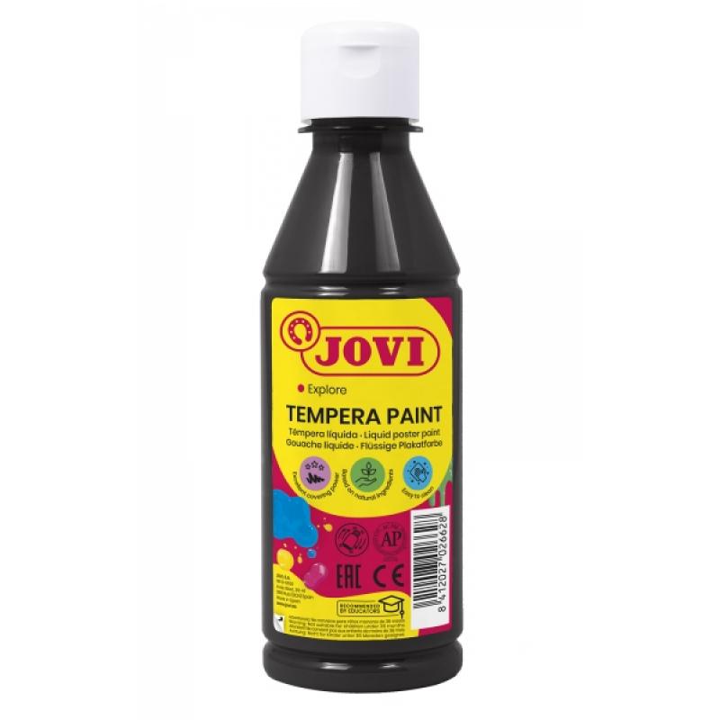 Jovi Tempera Paint Tempera Liquida - Base Agua - Lista para Usar - Alto Poder Cubriente - Secado Rapido - Excelente Fluidez - Ad