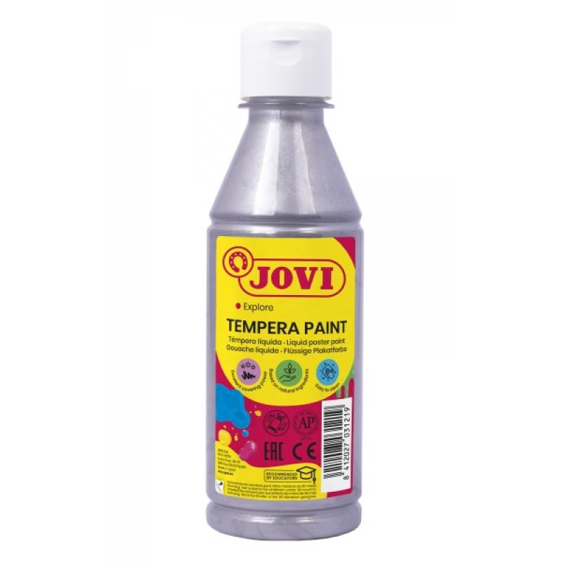 Jovi Tempera Paint Tempera Liquida - Base Agua - Lista para Usar - Alto Poder Cubriente - Secado Rapido - Excelente Fluidez - Ad