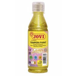 Jovi Glitter Tempera Botella de 250ml - Base Agua - Lista para Usar - Particulas de Purpurina - Excelente Rendimiento - Secado R