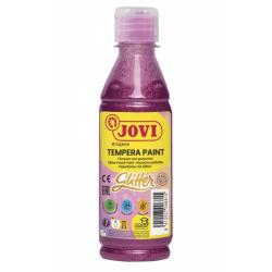 Jovi Glitter Tempera Botella de 250ml - Base Agua - Lista para Usar - con Purpurina - Excelente Rendimiento - Secado Rapido - Fl