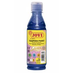 Jovi Glitter Tempera Botella de 250ml - Base Agua - Lista para Usar - con Purpurina - Excelente Rendimiento - Secado Rapido - Fl