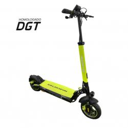 Mascooter S4 Patinete Electrico Motor 600W - Homologado DGT - Autonomia hasta 25km - Carga Maxima 120kg - Ruedas 10" - Color Neg