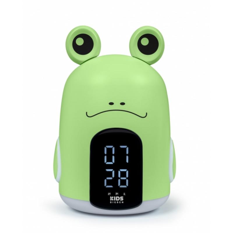 Bigben Kids Despertador Luz Nocturna Tactil - Alarma y Luz Nocturna - 3 Sonidos de Alarma - Intensidad Ajustable - Pantalla con 