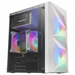 Mars Gaming MC-ME Minitorre - Ventana Cristal Templado - 2 Ventiladores FRGB - Soporte MicroATX/Mini-ITX - Iluminacion RGB Avanz